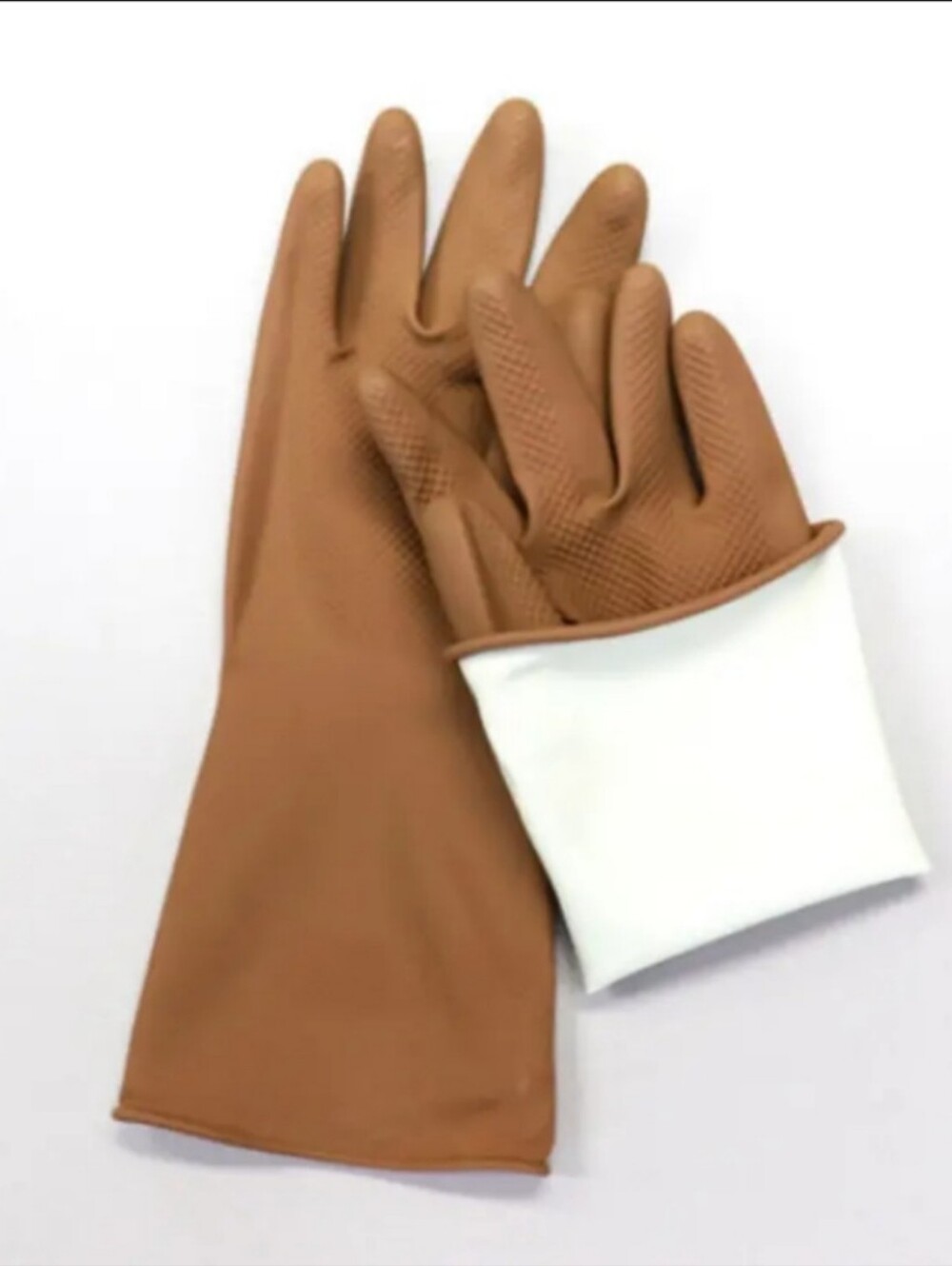 Latex Household Gloves 32cm Medium Thickness Reusable Durable Oil-Resistant - Picture 2 of 8